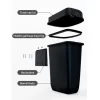 Plaza Waste Bin 32L – Black