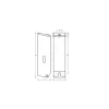 Triple Toilet Roll Dispenser – Silver